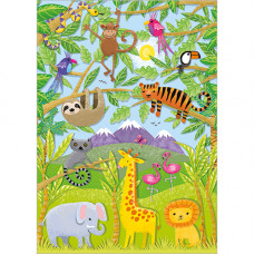 FP7105 Jungle Chums greeting card