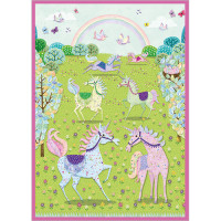 FP7113 Unicorns and Rainbows greeting card