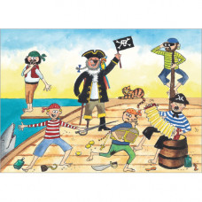 JY45 Pirates on Board greeting card