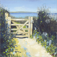 A045 Coast Path greeting card