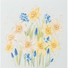 4SF312 Spring Floral greeting card