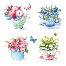 FP6155 Flowers in Teacups