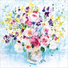 FP6308 Beautiful Flowers greeting card