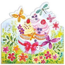 A066 Box of Cakes greeting card