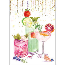 B025 Cocktail Celebration greeting card