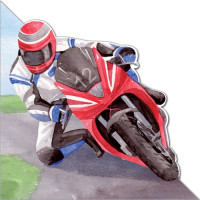 LS66 Motorcycle Rider