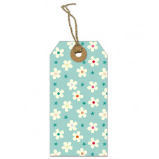 GT015 Flowers and Stars Gift Tag