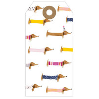 GT044 Dachshunds Gift Tag