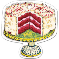 GW161TS Cake Gift Tag