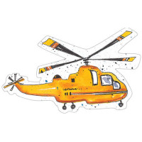 GW051S Helicopter Gift Tag