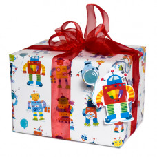 GW98 Robots Gift Wrap