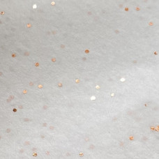 TS23 Rose Gold on White Gemstones Tissue Paper (5 sheets)