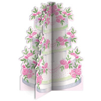 3D01 The Wedding (3D) greeting card