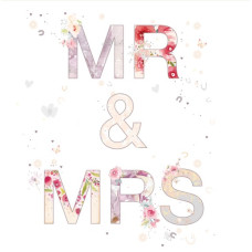 A064 Mr & Mrs greeting card