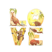 JC070 Australia Love card