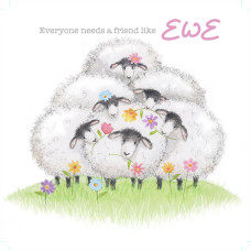 A031 A Friend Like Ewe greeting card