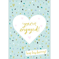 FP7115 You're Engaged!  Hip Hip Hooray card