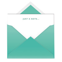 NC010 Just A Note .... Notecard & Envelope (Single)