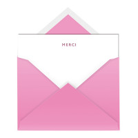 NC014 Merci Notecard & Envelope (Single)