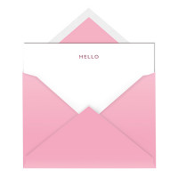 NC015 Hello Notecard & Envelope (Single)
