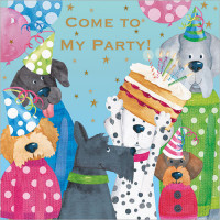 NC022 Come to My Party! Invitations (Pk 10)