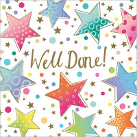 FP6316 Well Done (Stars) greeting card