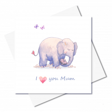 JC007 I Love You Mum card