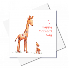 JC008 Mother's Day Giraffes card