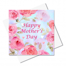 JC009 Mother's Day Roses and Bee card