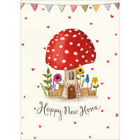 B007 New Home Toadstool greeting card