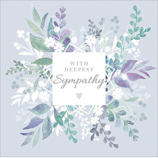 FP6281 Floral Sympathy card