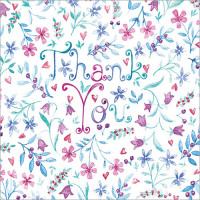 FP5142 Thank You Floral