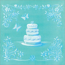 WS187 White Wedding Cake